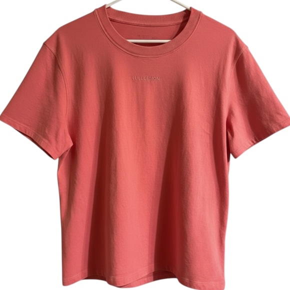 Lululemon Relaxed-Fit Cotton Jersey T-Shirt Graphic | Sz 14 - Picture 1 of 3